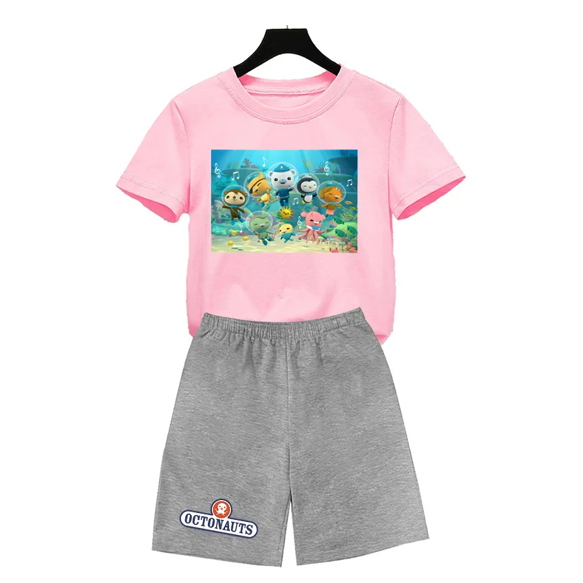 

Octonauts 2022 Summer Boy/girl 3D Print Oversized T-shirt Fashion Short Sleeve O-neck Boys Funny T Shirt Shirts Gift for Girl