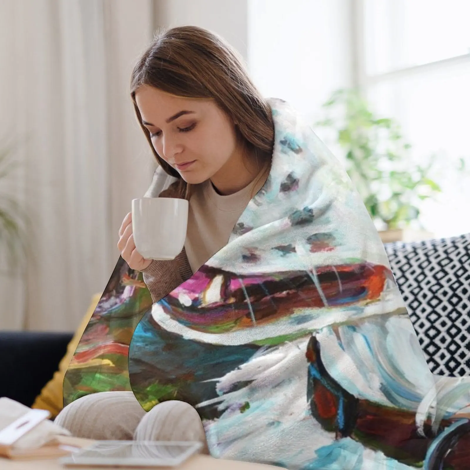 Новое одеяло BRITTANY SPANIEL HUNTING DOG винтажное модное для диванов