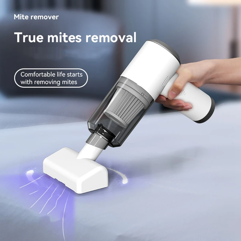 Ручной автомобильный мини-пылесос, 120 Вт, 5000 па, В постоянного тока, портативный автомобильный беспроводной пылесос двойного назначения для удаления клещей