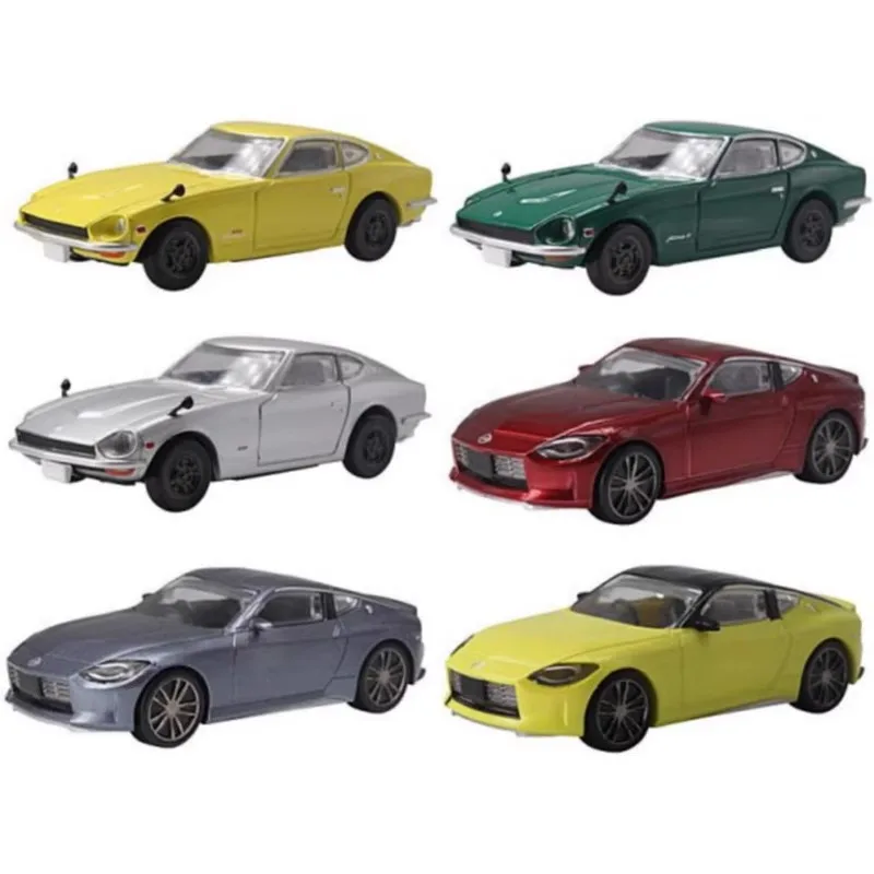 Фото 1/64 оригинальный TAKARA TOMY Gashapon NISSAN Airlady Z 432 Qversion Миниатюрная модель автомобиля фигурка модели игрушки подарки коллекция №2