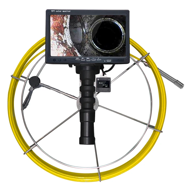 

IP67 Waterproof HD Image Sewer Pipe inspection Borescope Camera Underwater Plumbing Puah Rod Camera