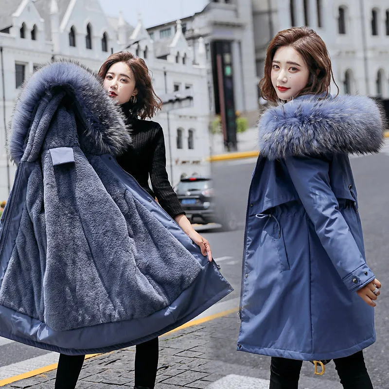 

Winter Jackets Hooded Vintage Women Parkas Long Sleeve Loose Fit Coat Korean Large Size Female Clothing Fashion New Snowsuit