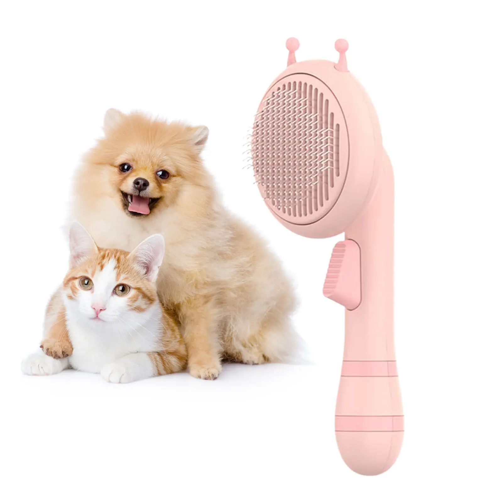 

Comfortable Pets Slicker Brush Stylish Grooming Brush For Gently Shedding Loose Undercoats Tangled Hairs Mats Slicker Brush For