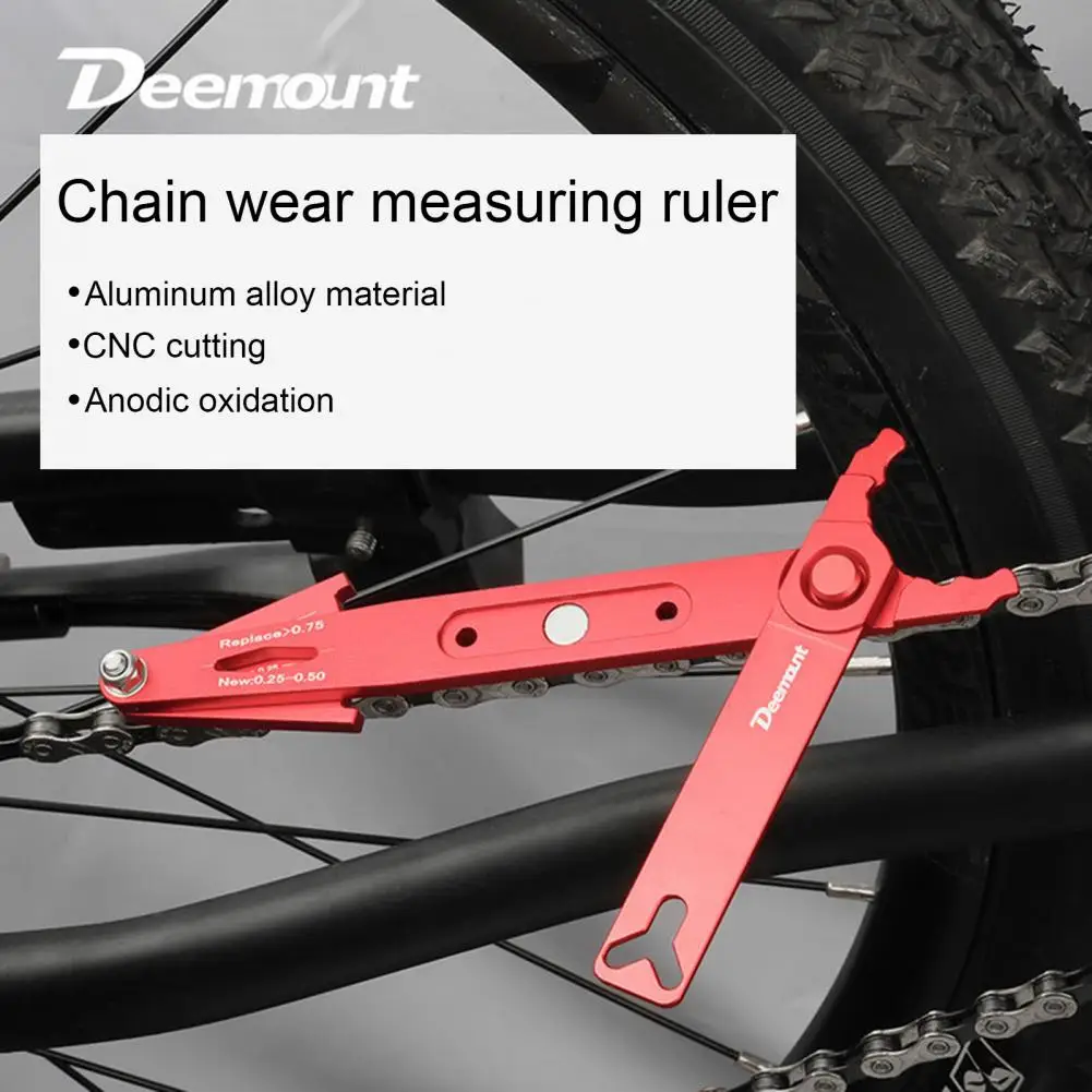 

Strong Ergonomic Multifunctional Bicycle Chain Stretch Detection Caliper Tool Chain Indicator Tool Chain Ruler