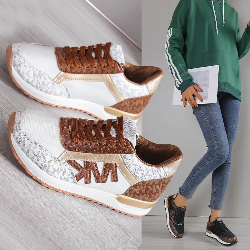 

Women's Running Shoes Autumn Breathable Platform Sneakers Shoe Fashion Lady Flats for Outdoor Sport Tenis Feminino Frete Gratis