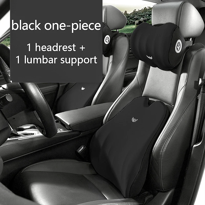 

Memory Foam Car Neck Pillow Washable Waist Pillow for Car Seat Back Cushion Headrest Rest Lumbar Pillow Relieve Body Pressure