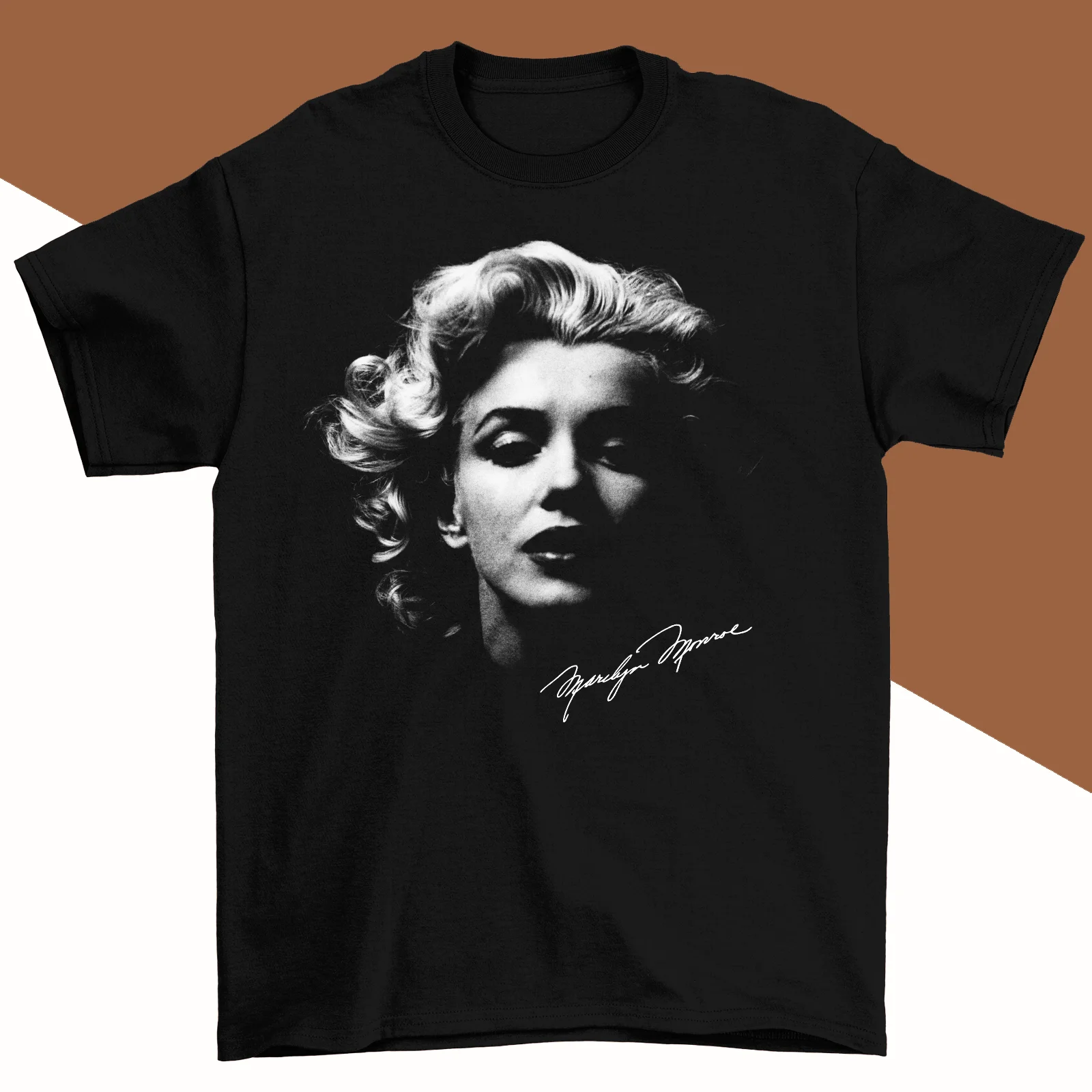 

Signature Retro Marilyn Monroe Shirt Short Sleeve Black S-3XL DD215