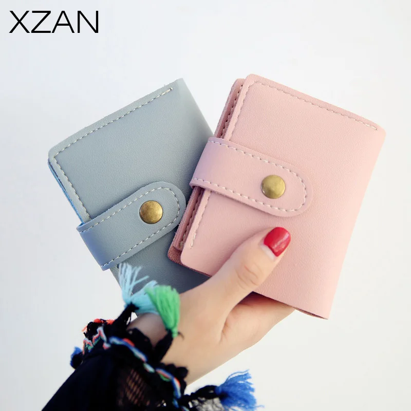 

Fashion Mini Wallet For Women PU Short Purses Brand Desiner y2k Student's Short Style Card Holders Money Clip Wallet