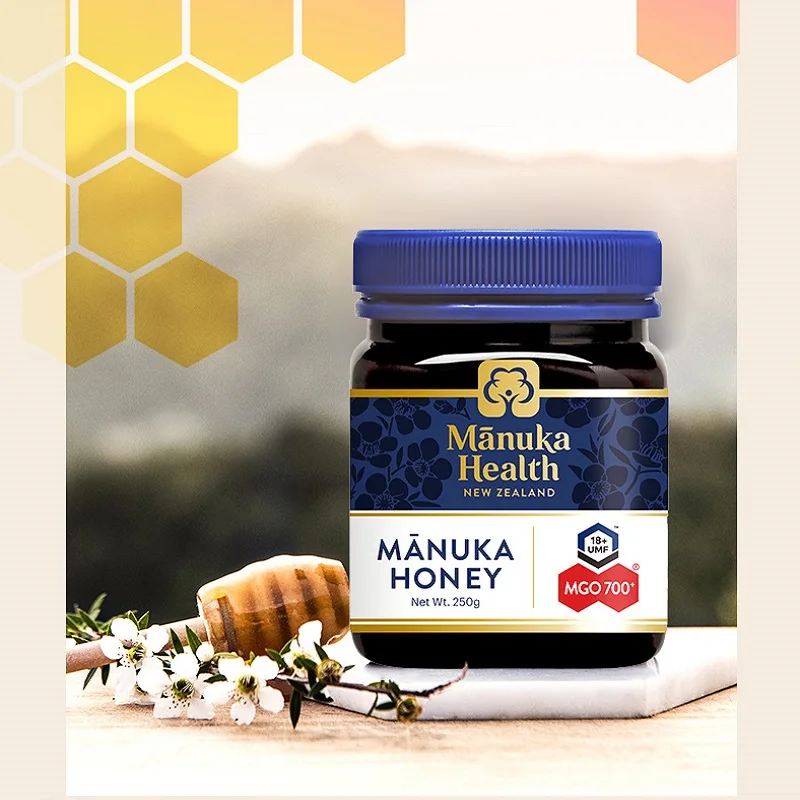

NewZealand Manuka Health High Grade Bee Honey Ultra UMF18+ MGO700+ Helicobacter Pylori Stomach Respiratory Wellness Supplement