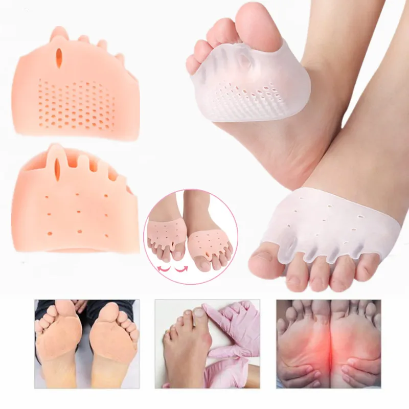 

1 Pair of Orthopedic Bunion Correction Pedicure Wearable Shoes Toe Separator Foot Care Tool Silicone Hallux Valgus Corrector