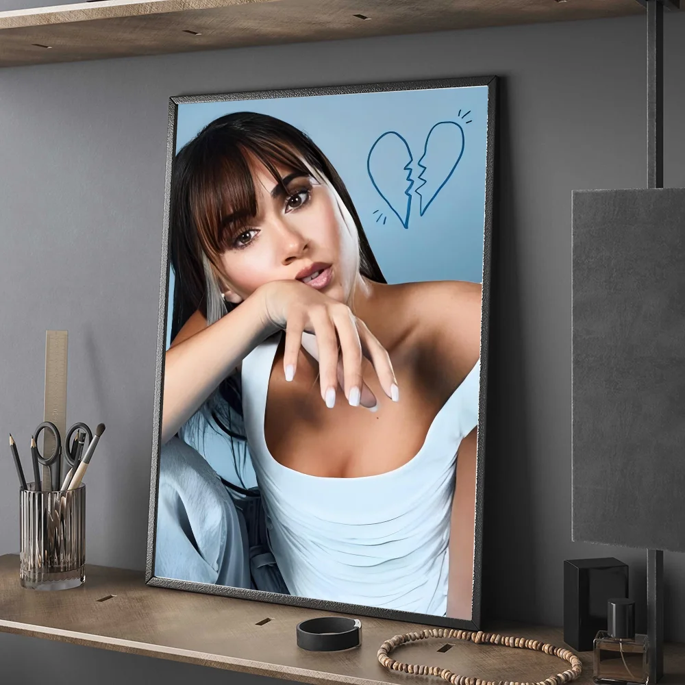 Aitana Ocanaes Singer Movie Sticky Posters Retro Kraft Paper Sticker DIY Room Bar Cafe Aesthetic Art Wall Painting