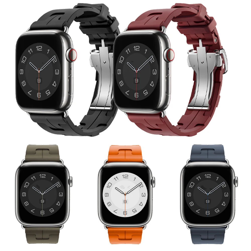 

Original 1:1 Kilim Single Tour Watch Strap For Apple Watch Bands Series 9 Ultra 2 49mm 45 44 42 41 40 38 For iWatch 8 Ultra 7654