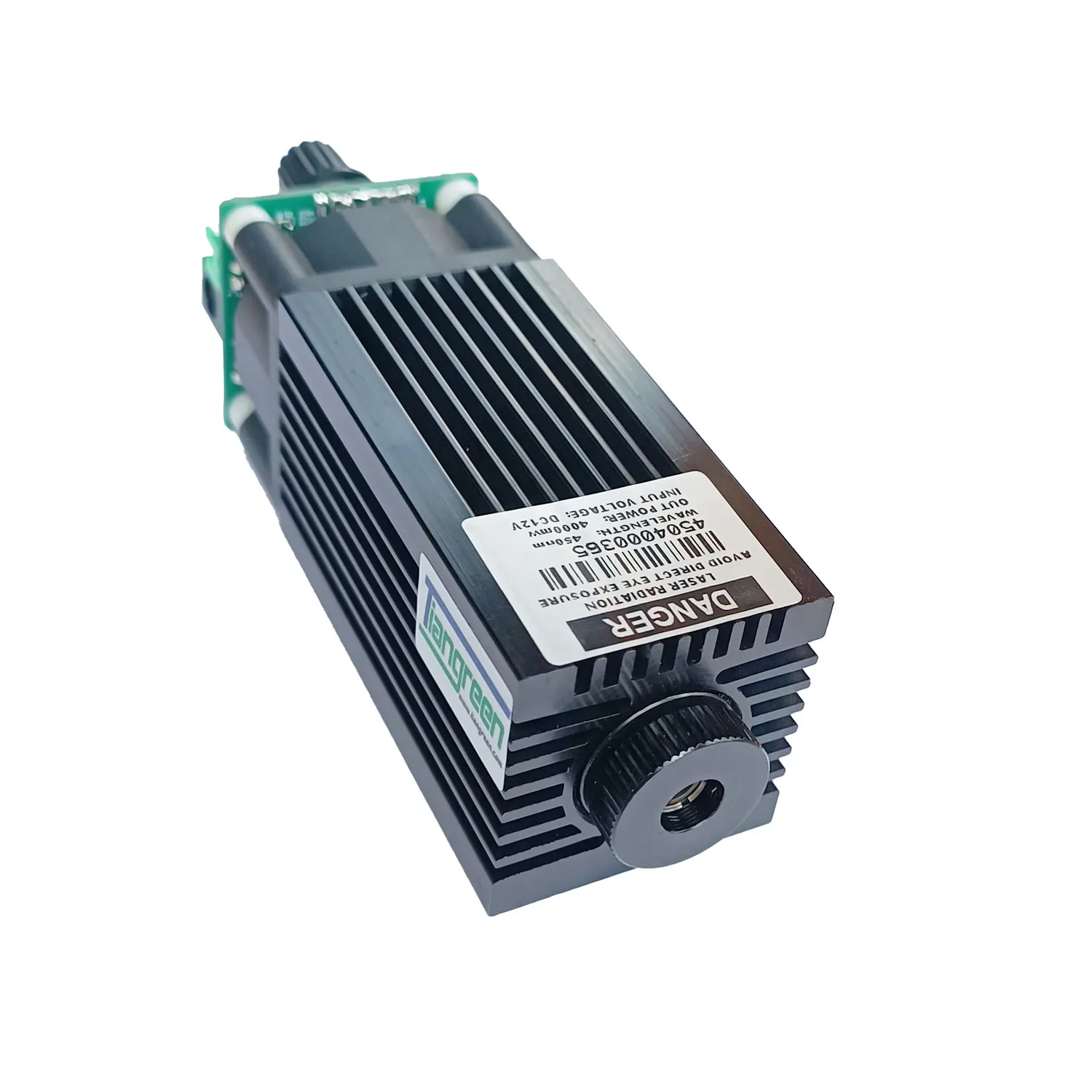 Ручная регулировка мощный Фокусируемый синий лазерный модуль 4000 нм МВт с ручкой