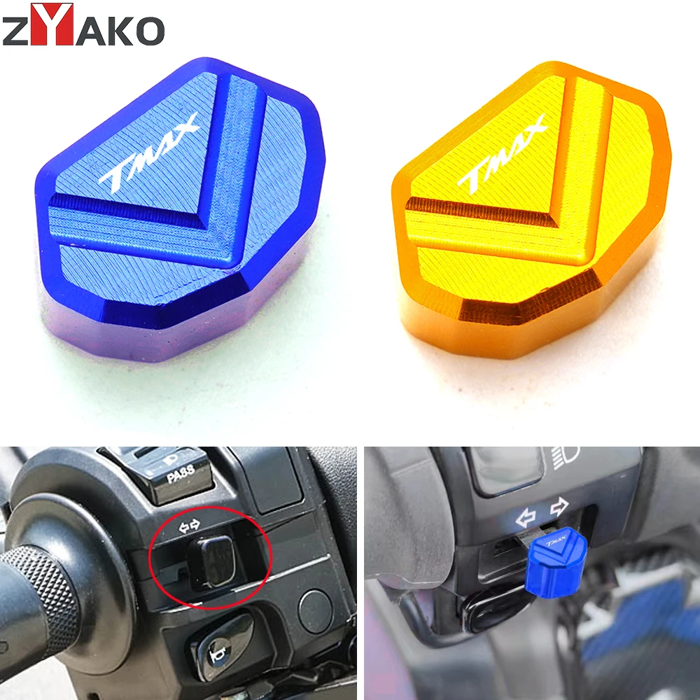 

For Yamaha TMAX560 Tmax 560 TECH MAX TMAX 530 DX TMAX530 SX CNC Motorcycle Switch Button Turn Signal Switch Keycap Accessories