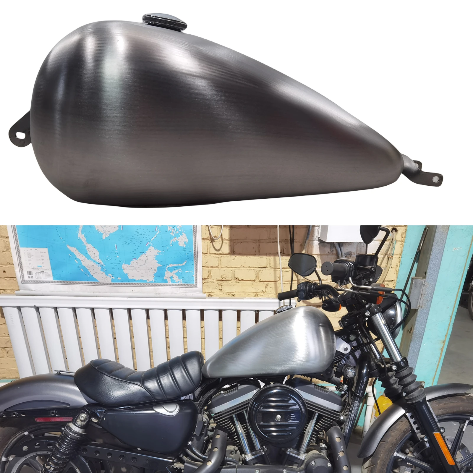 Фото 20-литровый топливный бак для мотоцикла Harley Sportster XL 2007-2022 №2