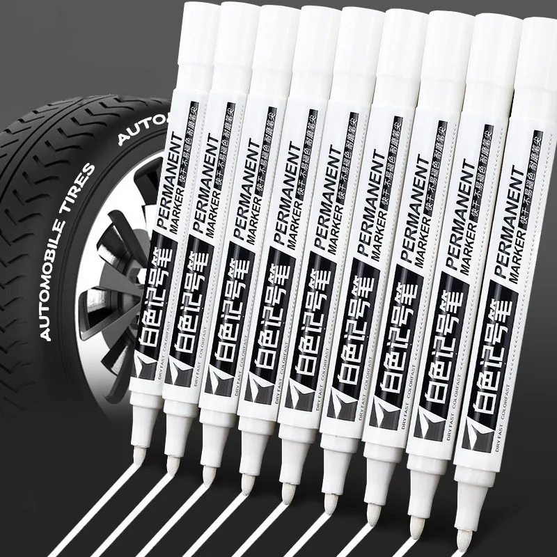 1/2/3 Pcs Waterproof Marker Pen Permanent Paint Tread Environmental Car Tire Painting Graffti Shoe Signature Wood Rubber