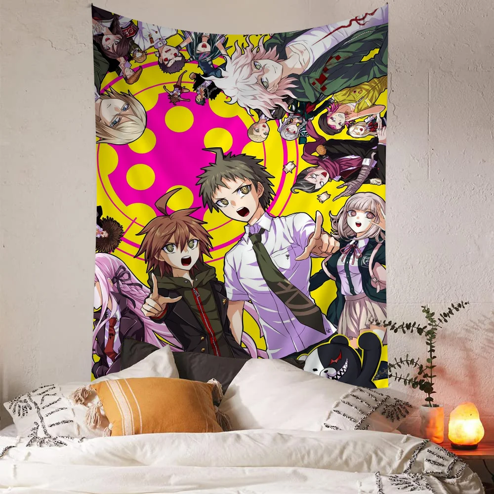 Игра D-Danganronpa Movie Sticky Posters Ретро наклейка из крафт-бумаги DIY Комната Бар Кафе