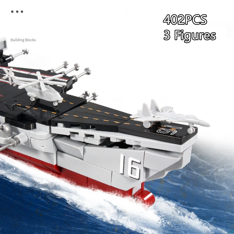 402PCS самолеты круиз океана строительных блоков военно-морской корабль боевой