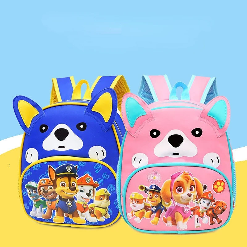 

Paw Patrol Anime Cartoon Bag Children Backpack Skye Everest Marshall Chase Pat Patrouille Boys Girls Birthday Backpack Toys