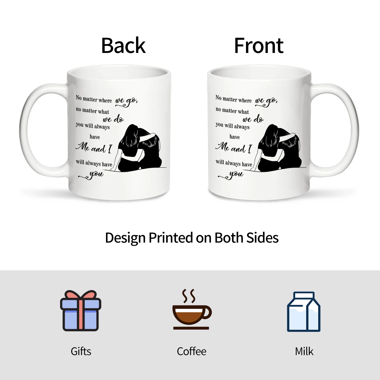 Вы всегда будете иметь меня и я буду у вас! -Подарки для друзей уходя друзья 11