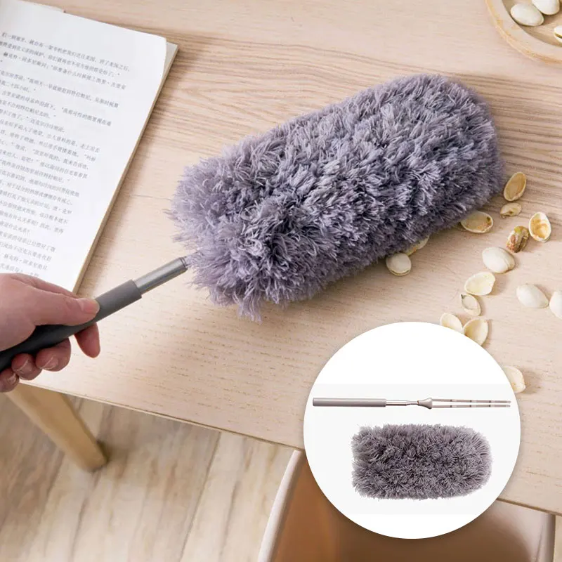 

Adjustable Microfiber Dusting Brush Extend Stretch Feather Duster Air-condition Household Furniture Cleaning Accessories