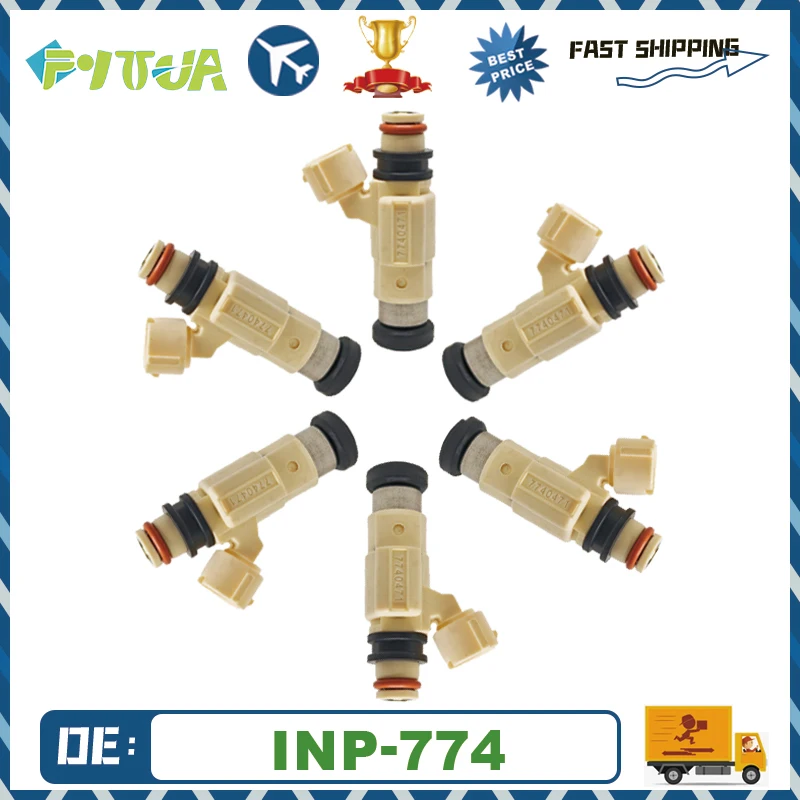 

6 шт. топливная форсунка INP-774 INP774 для Suzuki XL-7 2002-2006 Grand Vitara 2001-2004 2.7L V6 15710-52D00