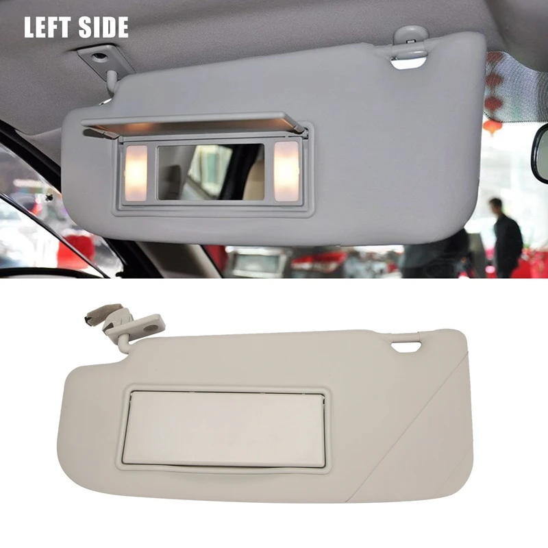 

Car Interior Sunvisor Sun Shade Front Visor Antidazzle Sun Shield Sunshade With Lamp For Nissan Qashqai 2008-2015