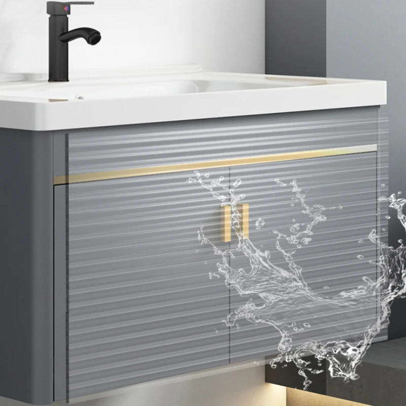 Угловой шкаф для хранения мебель туалета раковины ванной комнаты