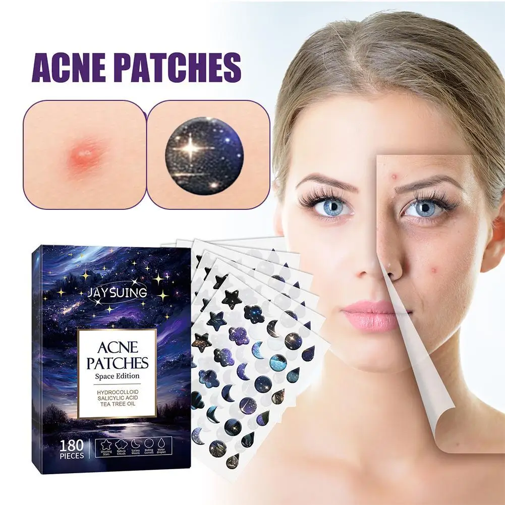 180 таблетки Звездное цветное небо Невидимый гидроколлоидный прыщик удаление