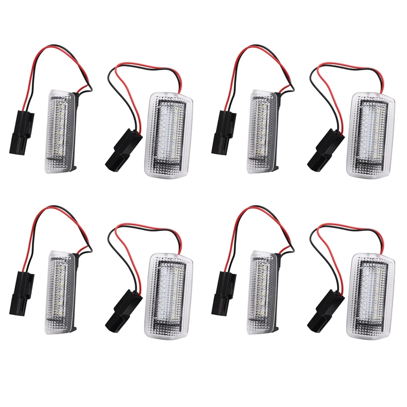 

4X White Red Car LED Door Courtesy Light For Toyota Wish Prius Camry Alphard Isis Estima For Lexus Is250 Rx350