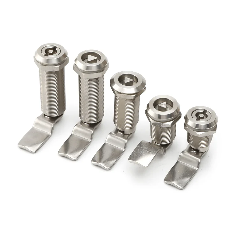 

MS705 Longer Triangle Stainless Steel Lock Electric Cabinet Box Communication Cabinet Safety Door Lock Fire Industrial Door Lock