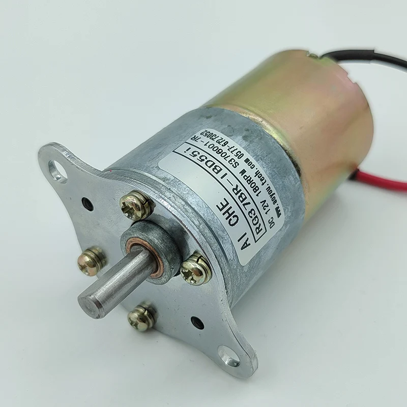 ZGB37 мини 37 мм полностью металлический фотоэлемент постоянного тока 6 в 9 в 12 В 180 об/мин медленная скорость большой мотор с редуктором крутящего момента DIY робот Игрушечная модель