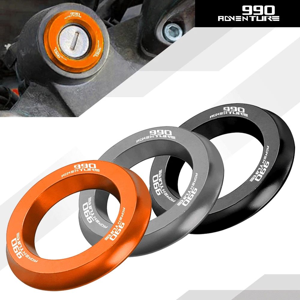 

Motorcycle Ignition Starter Lock Ring Key Hole Ring Cover Keyhole Protective Cover Aluminum Accessories FOR 990 ADVENTURE S 2009