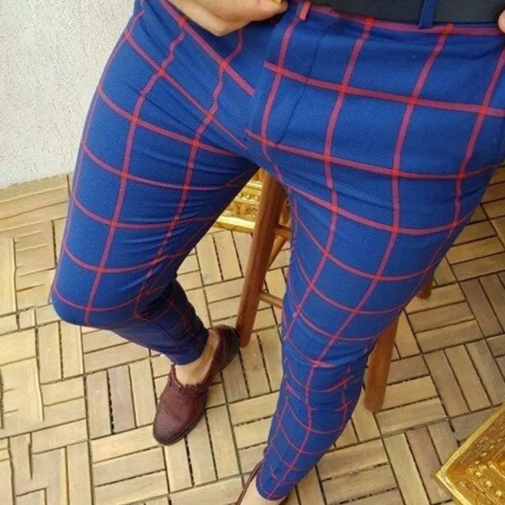 

Men Trousers Business Pencil Pants Formal Anti-iron Great Comfortable Spring Trousers