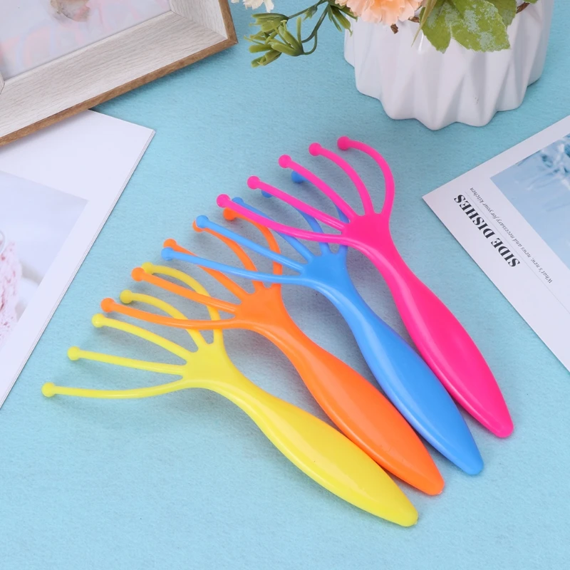 

Удобный пятью пальцами телефон для массажа головы спа кожа головы Уход за телом царапины