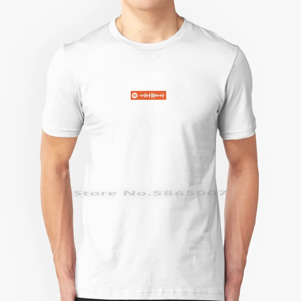 

“santa Tell Me” Ag-Spotify Code Sticker T Shirt 100% Cotton Merry Christmas Music Santa Tell Me Ariana G Grande Positions Big