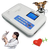 se508 digital ecg machine 3 channel 12 leads elektrokardiograph for human and vet ekg monitor with thermal printing system