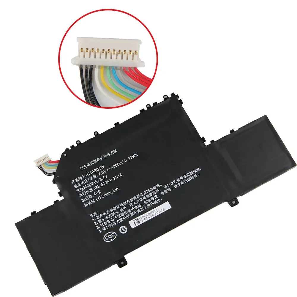 Replacement Battery For Xiaomi Mi Air 12.5-inch Laptop 161201-01 161201-AA R10B01W Rechargeable Battery 4866mAh enlarge