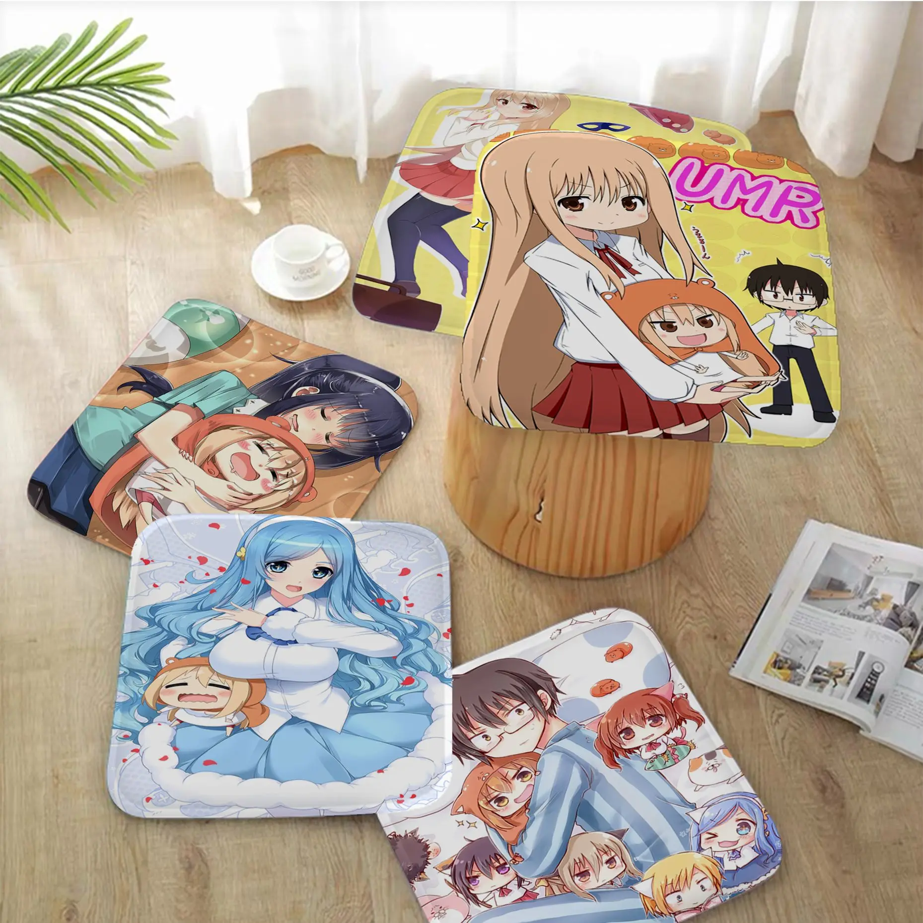 

Himouto Umaru-chan Decorative Sofa Mat Dining Room Table Chair Cushions Unisex Fashion Anti-slip Seat Mat