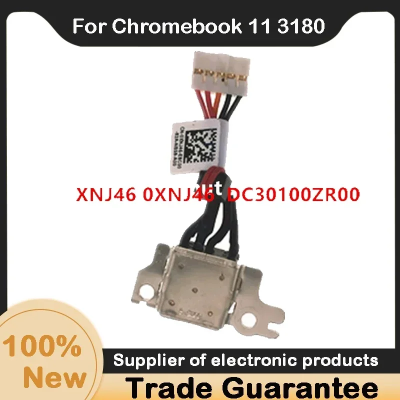 Новый для Dell Chromebook 11 3180 3181 3189 Latitude 3190 DC30100ZI00 DC30100ZR00 XNJ46 0XNJ46 разъем питания