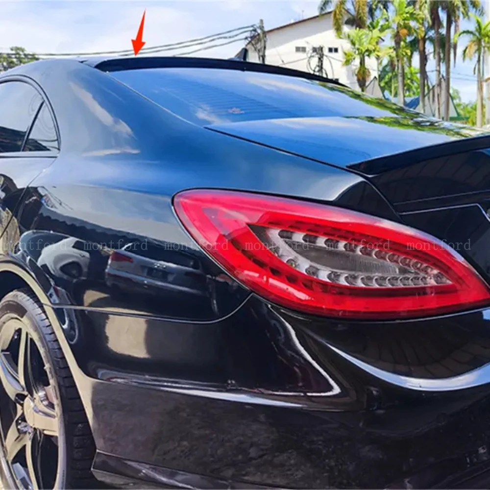 

Спойлер для Benz W218 2012-2017 W218 CLS300 CLS350 CLS63, спойлер из АБС-пластика для заднего стекла и крыши грунтового цвета