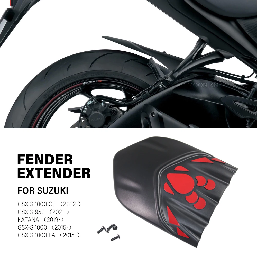 

Motorcycle Fender Extension For Suzuki GSX S1000 GT FA GSXS 950 1000 GSXS1000 GSXS950 Katana Accessories Rear Mudguard Extender