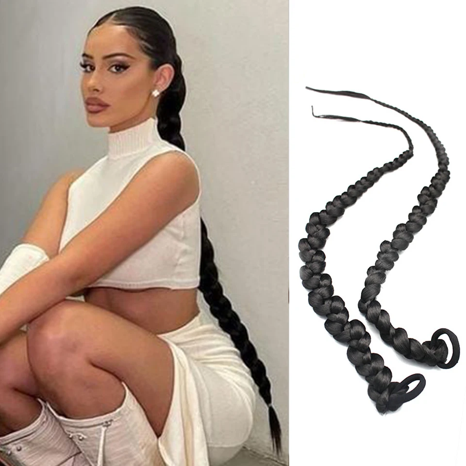 

Как синтетический конский хвост 65 см оплетка для невесты косая челка удлинитель волос оплетка конский хвост черные шиньоны