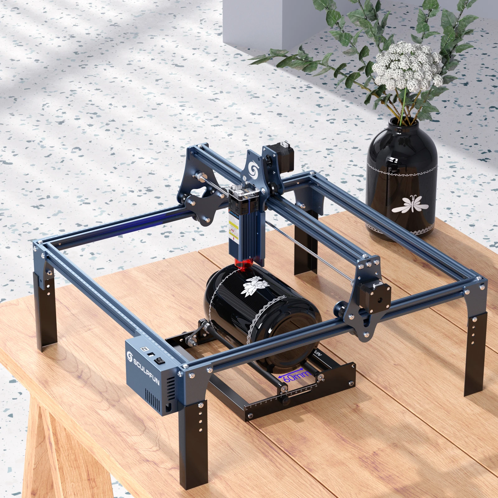 Лазерный гравер с ЧПУ SCULPFUN S10 10 Вт Высокоплотный лазерный защита глаз лазерная