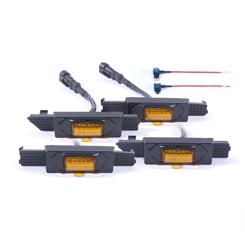 

Автомобильные аксессуары, передняя решетка, фонарь желтого цвета, подходит для Toyota 4 runner, Автомобильная фонарь