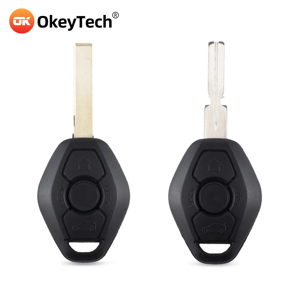 

Okeytech Remote Car Key Fob Case Replacement Car Key Shell Cover Keyless Fob For BMW 1 3 5 6 7 Series X3 X5 Z3 Z4