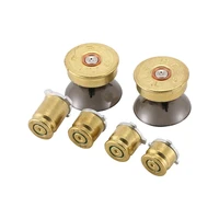 4x brass bullet buttons abxy mod kit 2 thumbsticks for xbox one controllerfor sony ps4 controller abxy mod kit