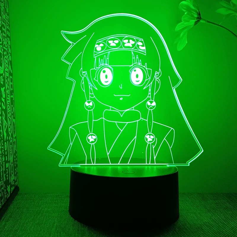 Светодиодный 3d-светильник Hunter x HxH Aruka Zorudikku Alluka Zoldyck лампа в стиле аниме ночник для