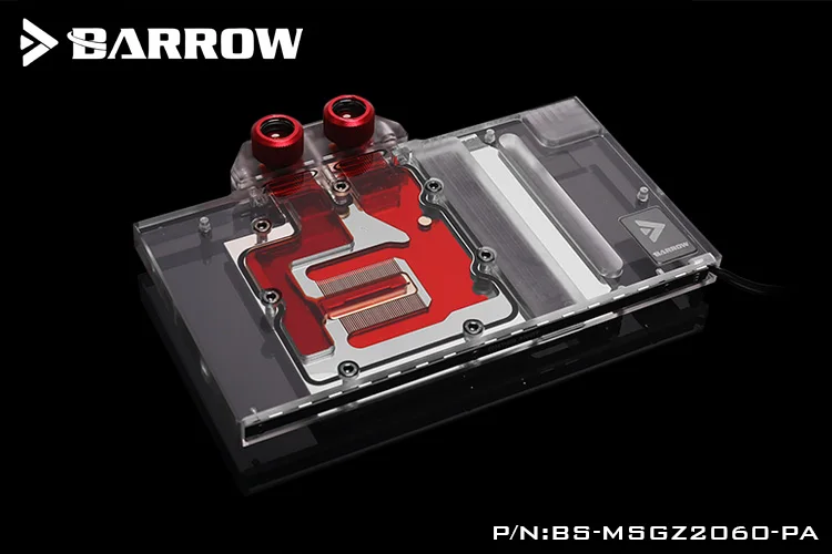 BARROW водяной блок для MSI RTX2060 GAMING Z 6G / RTX2060/2070 VENTUS /6G OC/полная крышка графического