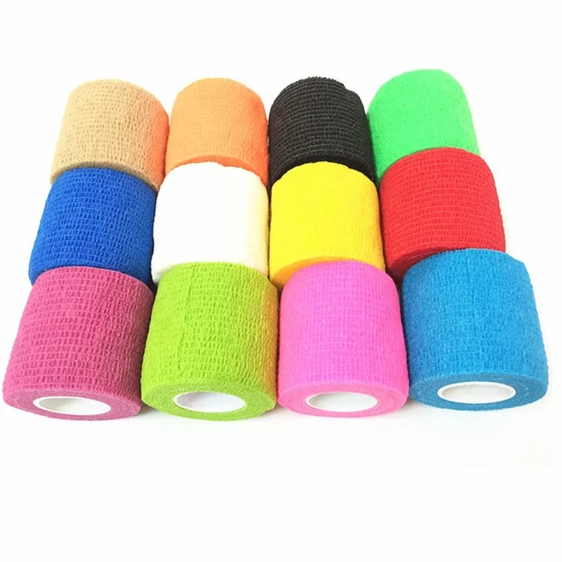 

4.5m Colorful Sport Self Adhesive Elastic Bandage Wrap Tape For Knee Support Pads Finger Ankle Palm Shoulder